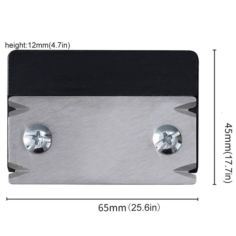 KETIPED Woodworking Edge Trimmer, Hand Planer Edge Bander for Burrs,Edge Corner Planer,Wood Chamfering Fillet Scraper,Edge Banding Cutter for PVC ABS Melamine Veneer,Deburring Tool,MG-022BK - Image 2